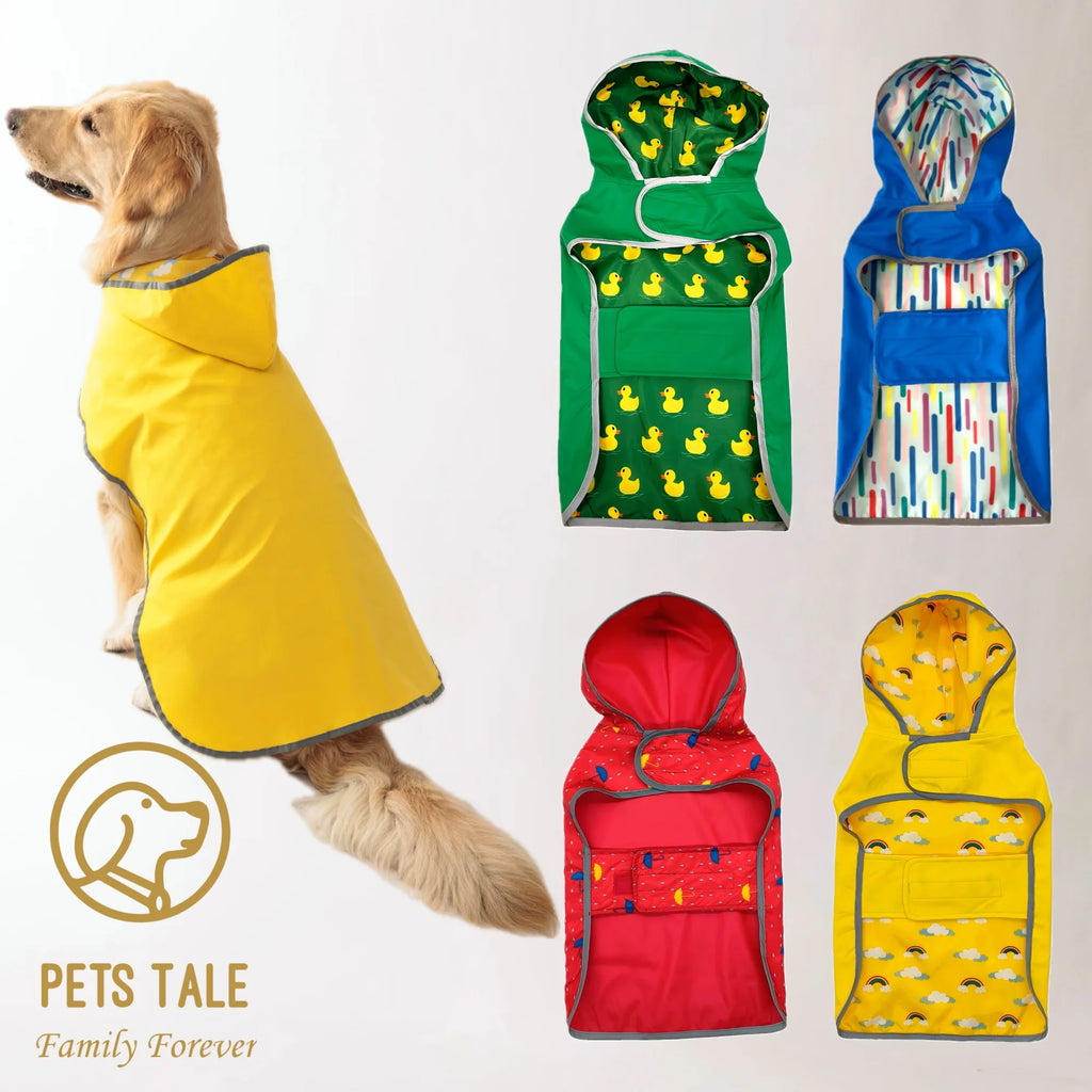 Impermeabile per cani a doppio strato, dalla XS alla 5XL