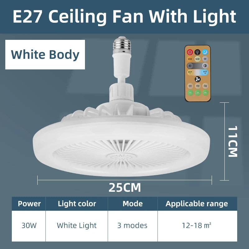 Ventilatore da soffitto 2026 NUOVO con luci LED da 40W, telecomando per camera da letto e soggiorno – foto 12