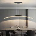 Lampada a sospensione lineare LED, 100 o 120 cm, nera o bianca
