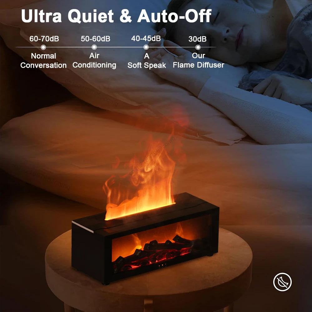 Umidificatore diffusore effetto fiamma con telecomando – dettaglio 4
