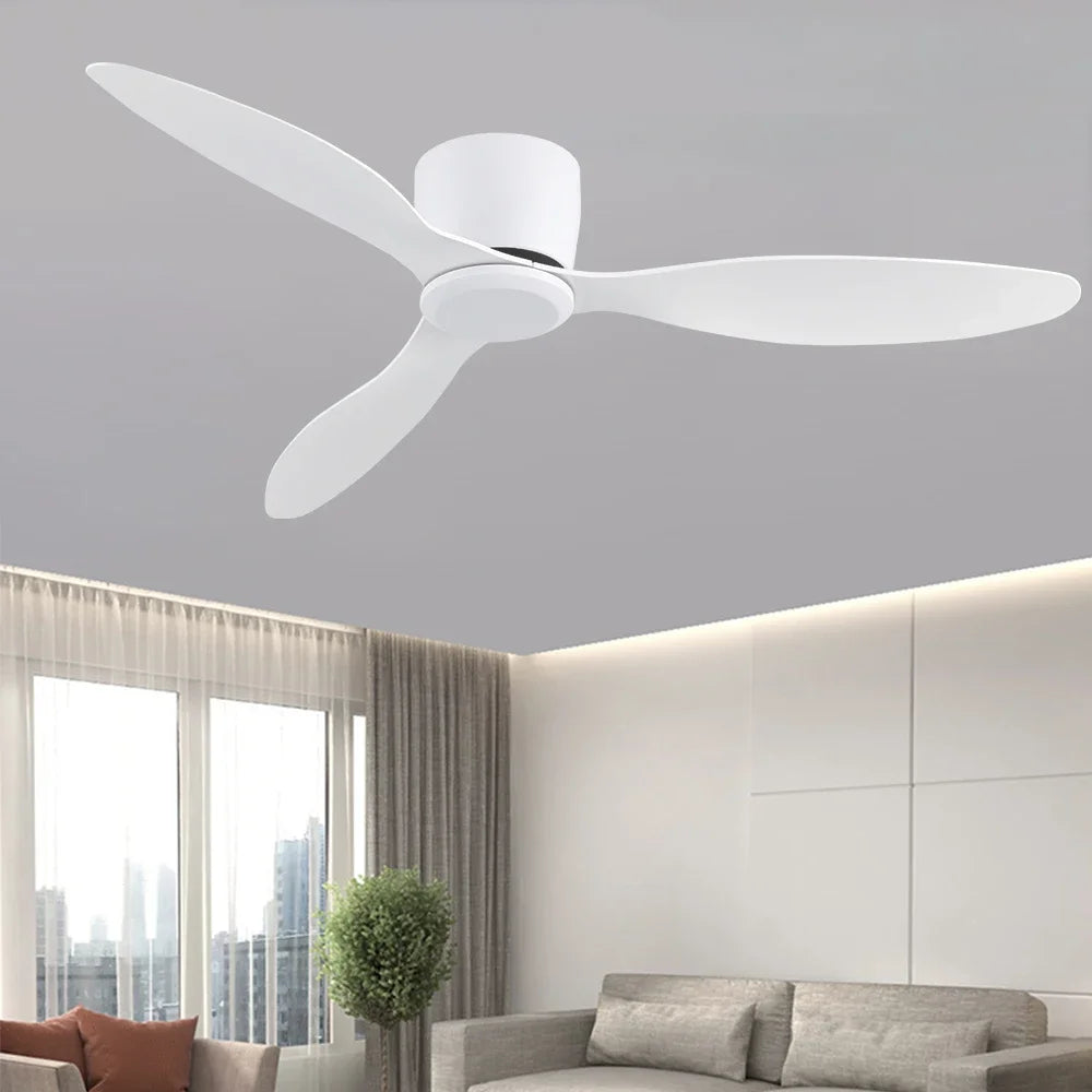 Ventilatore da soffitto motore DC da 42 o 52 pollici, senza luce