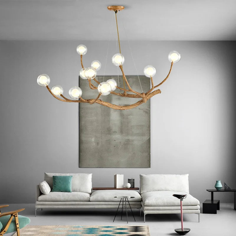 Lampadario a rami LED, da 8 a 20 luci o applique – dettaglio 1