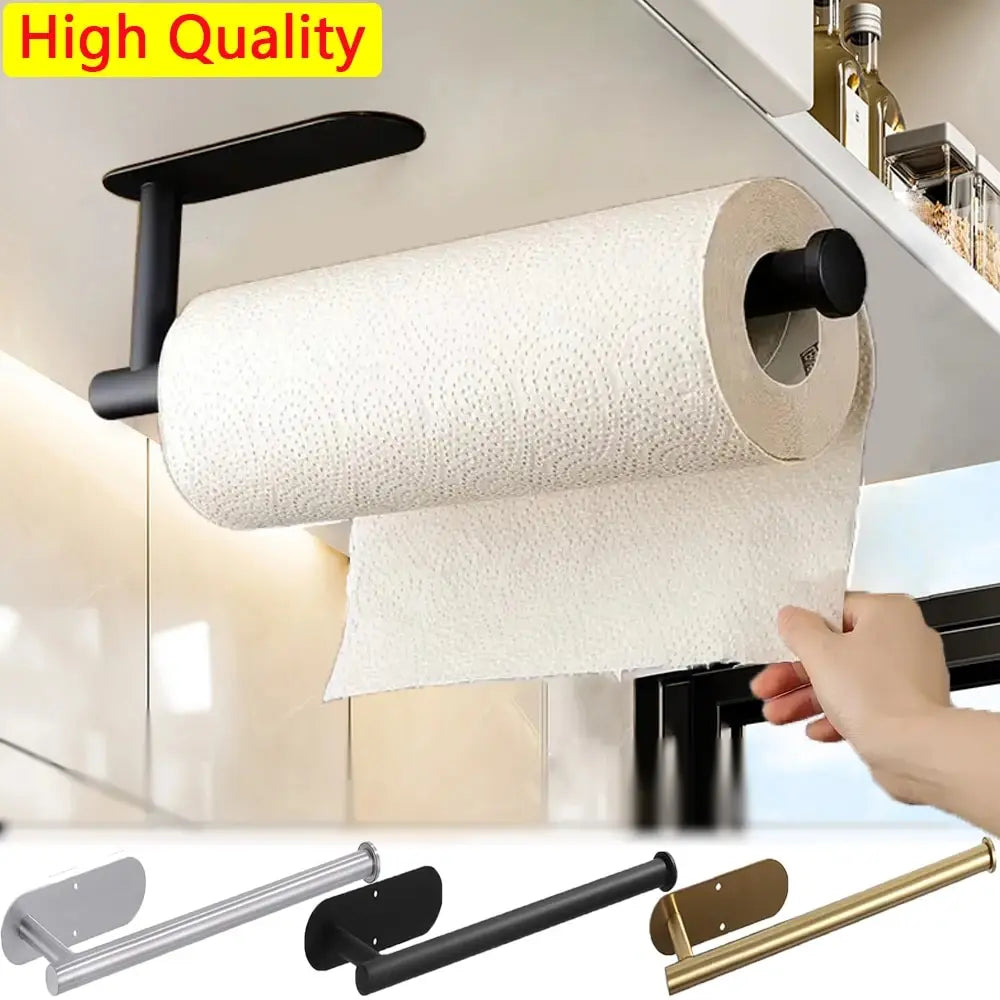 Porta Asciugamani di Carta Adesivo per Cucina e Bagno