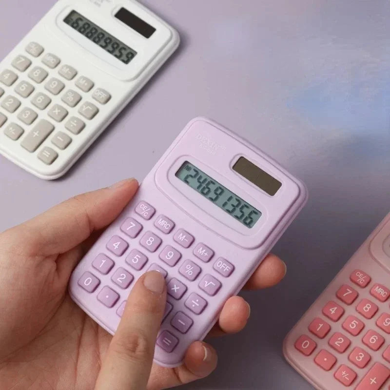 Mini calcolatrice tascabile silenziosa per studenti – foto 4