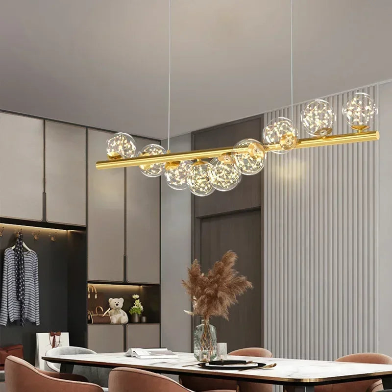 Lampadario a soffitto nordico per soggiorno cucina lampada da ufficio apparecchio di illuminazione a – foto 3