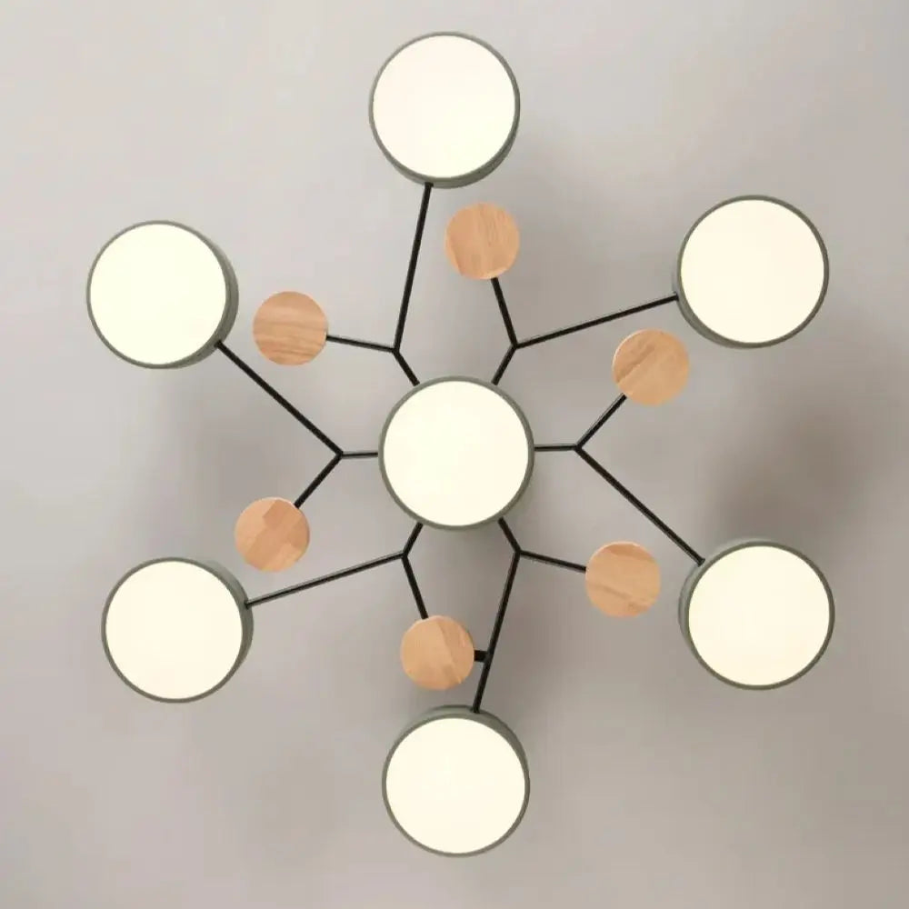 Lampadario LED a 5 o 6 luci con tre temperature di colore – dettaglio 3