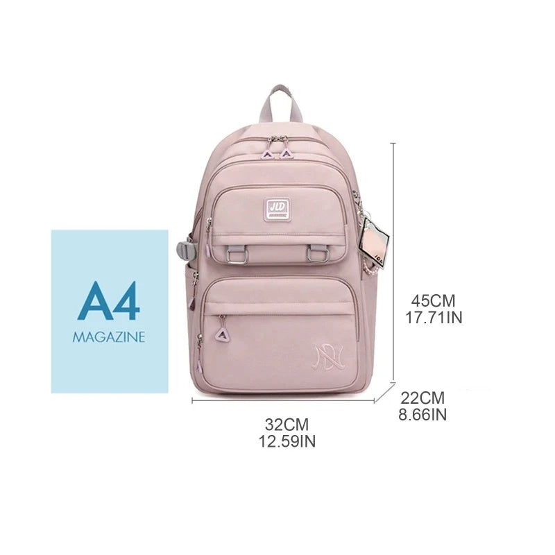 Zaino scuola per ragazze, 44 cm di altezza, vari modelli e colori – dettaglio 4