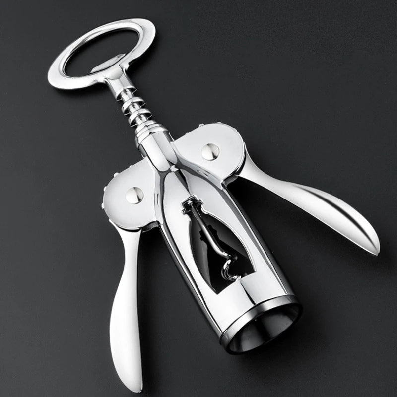Apribottiglie e Apriscatole Manuale in Acciaio Inox