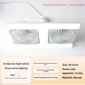 Ventilatore da soffitto 60W a doppie pale con luce e telecomando – dettaglio 6