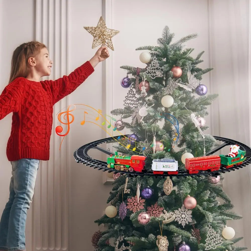 Trenino di Natale luminoso con suoni per l'albero – dettaglio 1
