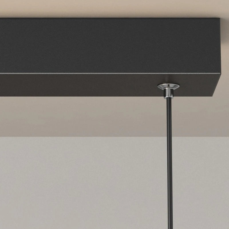 Lampada a sospensione lineare 100 o 120 cm per tavolo da pranzo – dettaglio 3