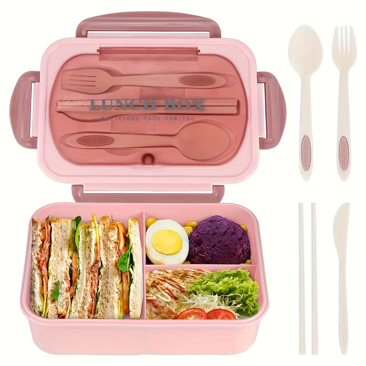 Contenitore Bento Termico con Scomparti per il Pranzo – foto 11