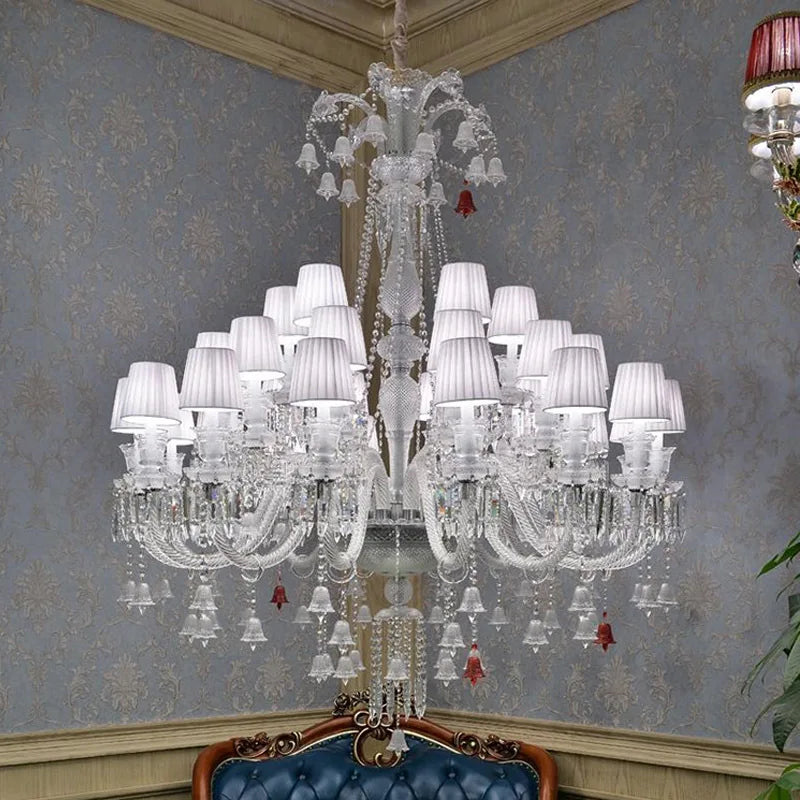 Lampadario grande in cristallo a LED, da 6 a 12 luci – dettaglio 1
