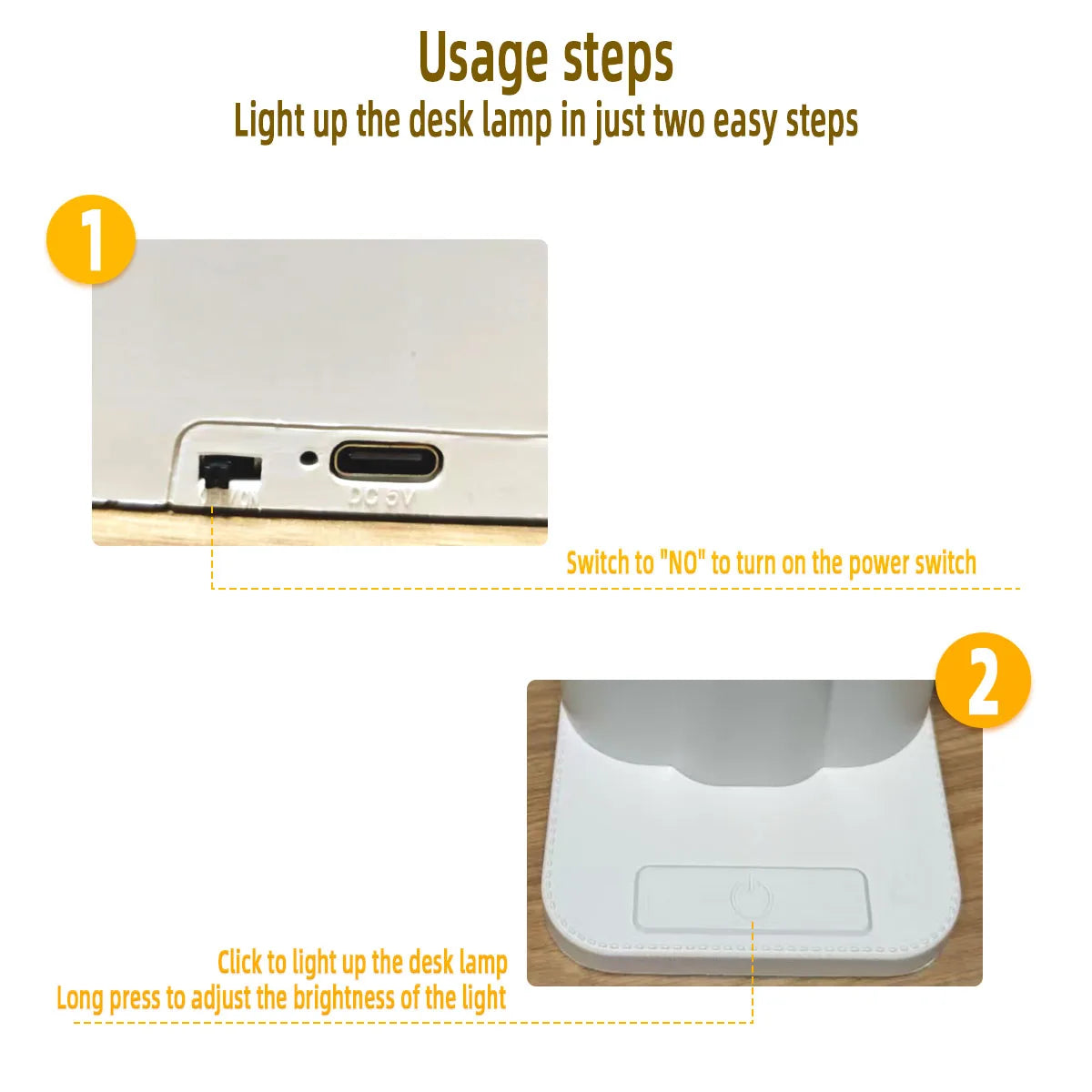 Lampada da Scrivania LED USB per Lettura e Studio