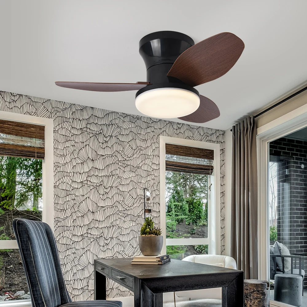 Ventilatore da soffitto 25 pollici, 3 pale con luce LED – dettaglio 2