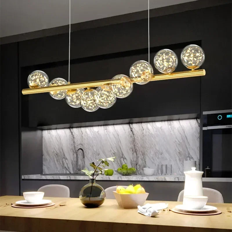 Lampadario a soffitto nordico per soggiorno cucina lampada da ufficio apparecchio di illuminazione a – foto 6