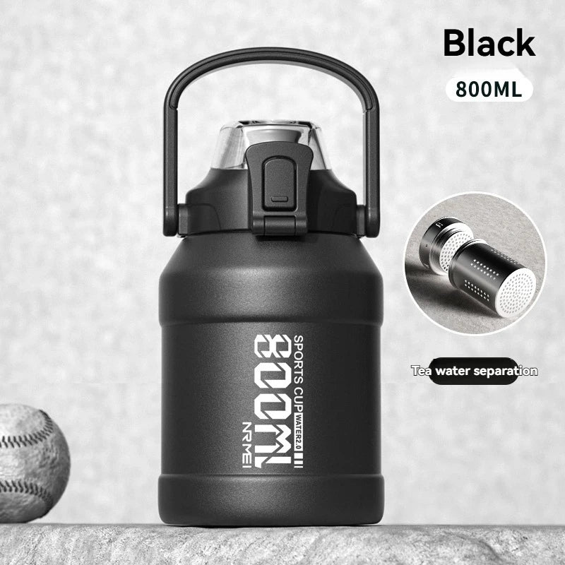 Borraccia termica con manico e cannuccia, da 800 a 2000 ml – dettaglio 10