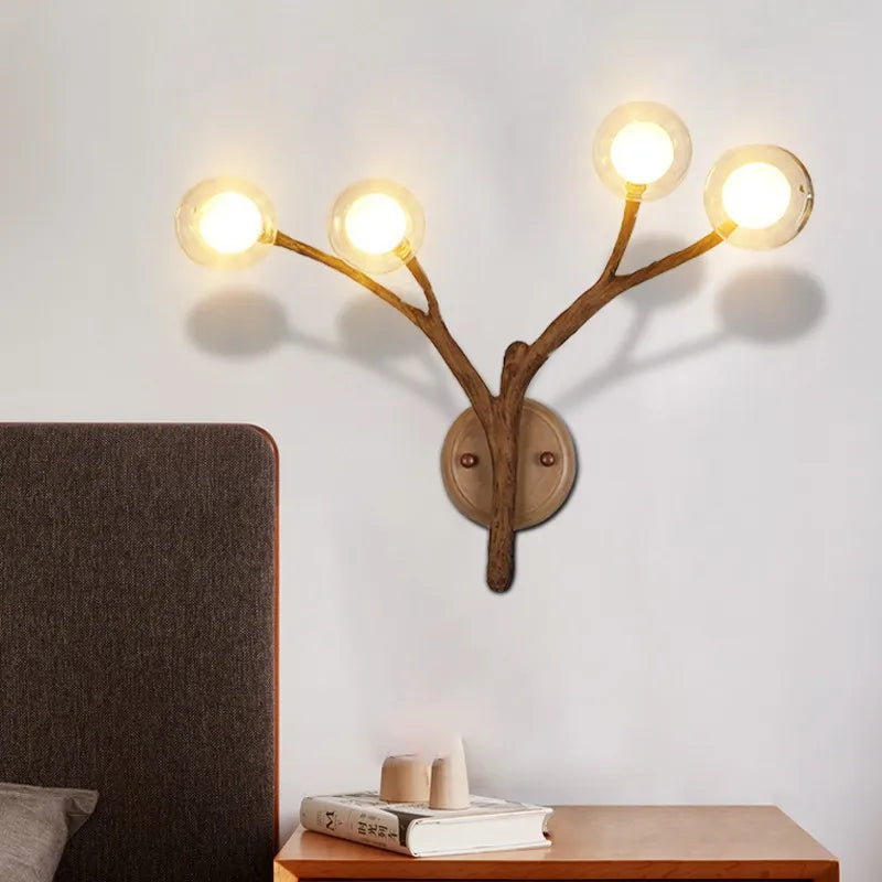 Lampadario a rami LED, da 8 a 20 luci o applique – dettaglio 2