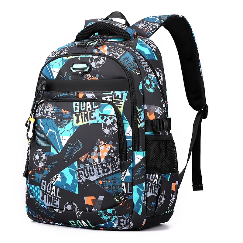 Zaino scolastico impermeabile in nylon, 42 cm, dai 3 ai 9 anni – dettaglio 3