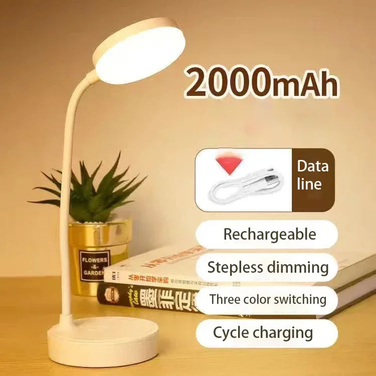 Lampada da Scrivania a LED Flessibile con Dimmer USB