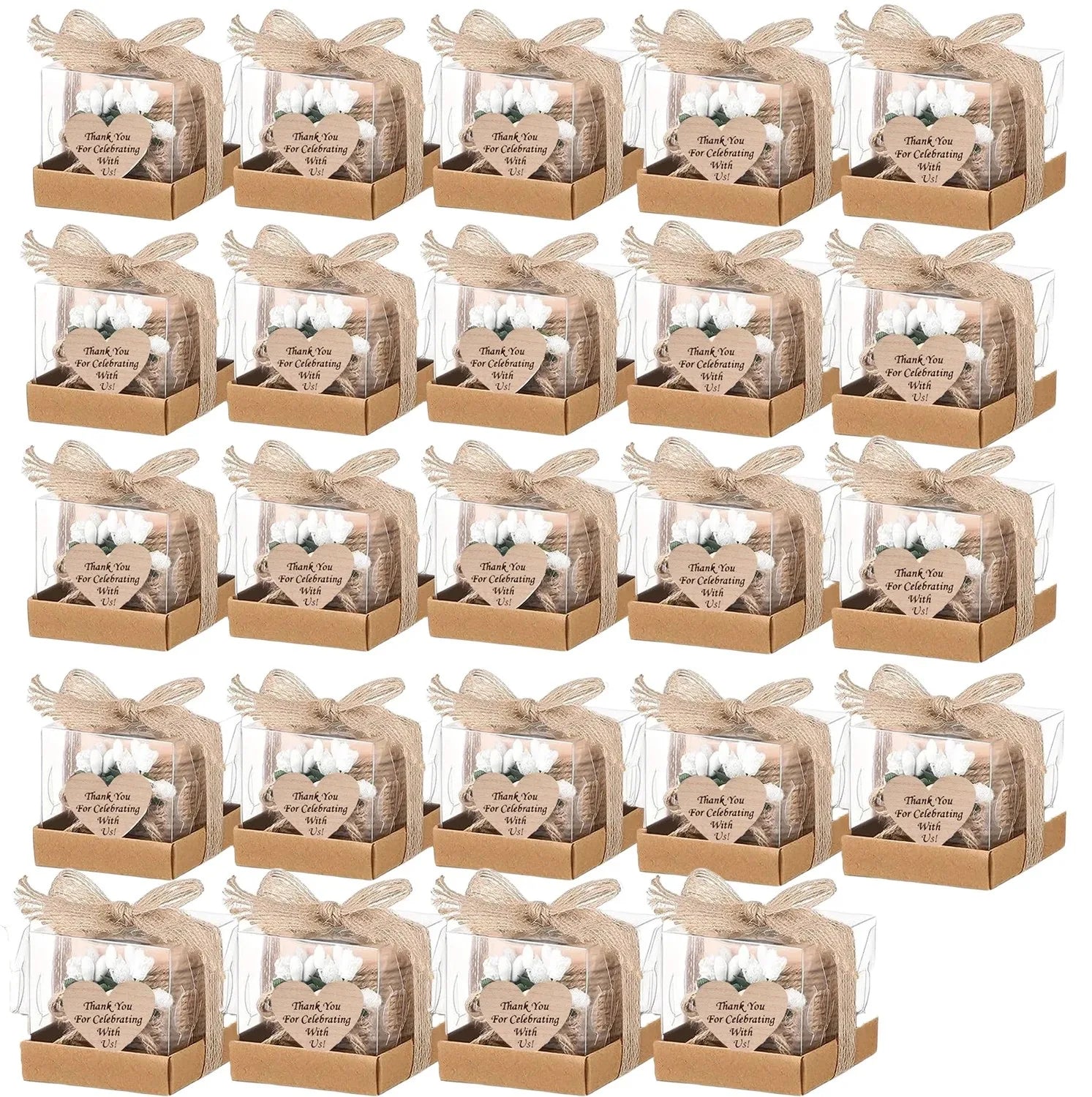 Portacandele tealight in legno, set da 6, 12 o 24 pezzi – dettaglio 8