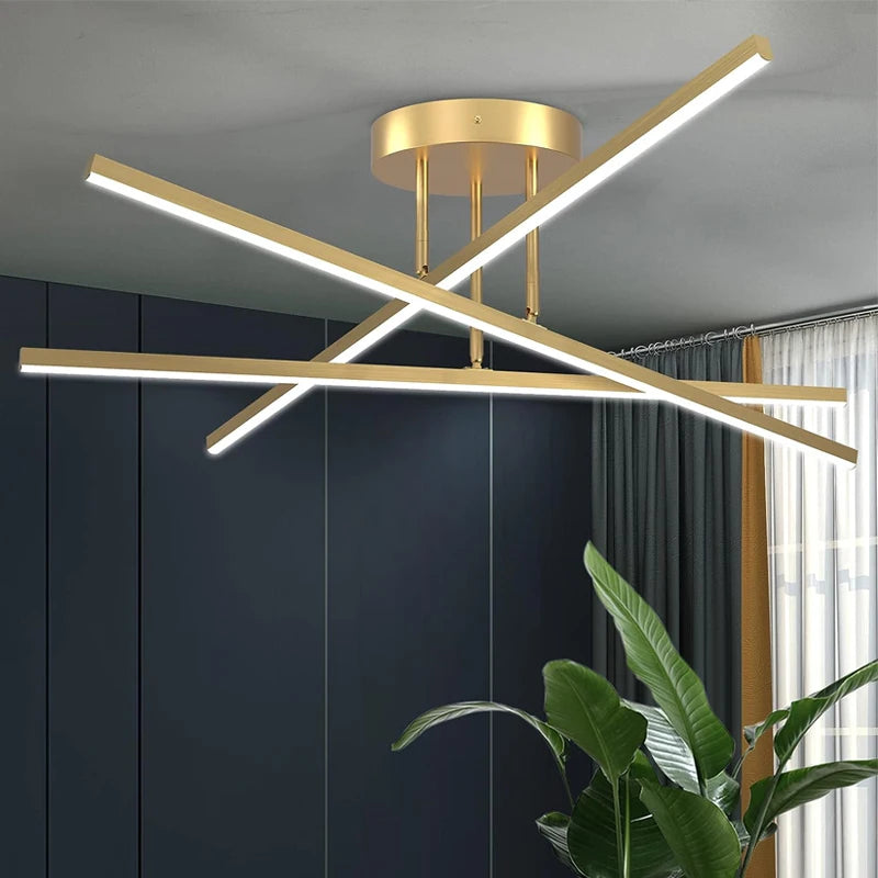 Plafoniera semplice e moderna camera da letto atmosfera duplex villa hall Lampade nordiche lampada da – foto 5
