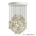 Lampadario a conchiglia per soffitti alti, 40 o 60 cm – dettaglio 17