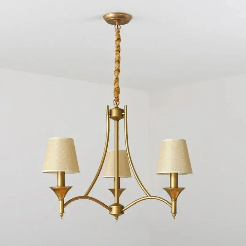 Lampadario vintage in metallo, da 3 a 10 luci – dettaglio 4