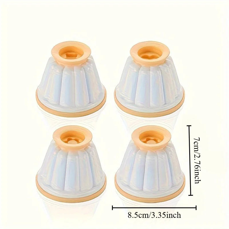 Set di 4 Stampi per Budino e Torte Mousse