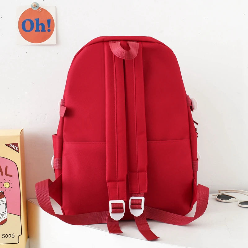 Zaino in nylon 41x31x13 cm con astuccio e borsa a tracolla – dettaglio 1