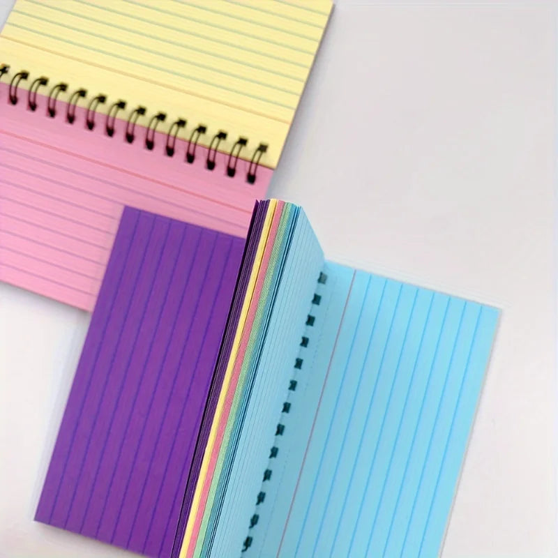 Blocco note a spirale con fogli strappabili colorati – foto 4
