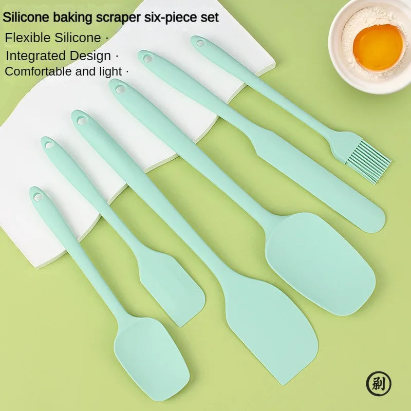 Set 6 Spatole in Silicone per Torte e Pasticceria