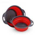 Cestello scolapasta pieghevole in silicone, misure S e L – dettaglio 6
