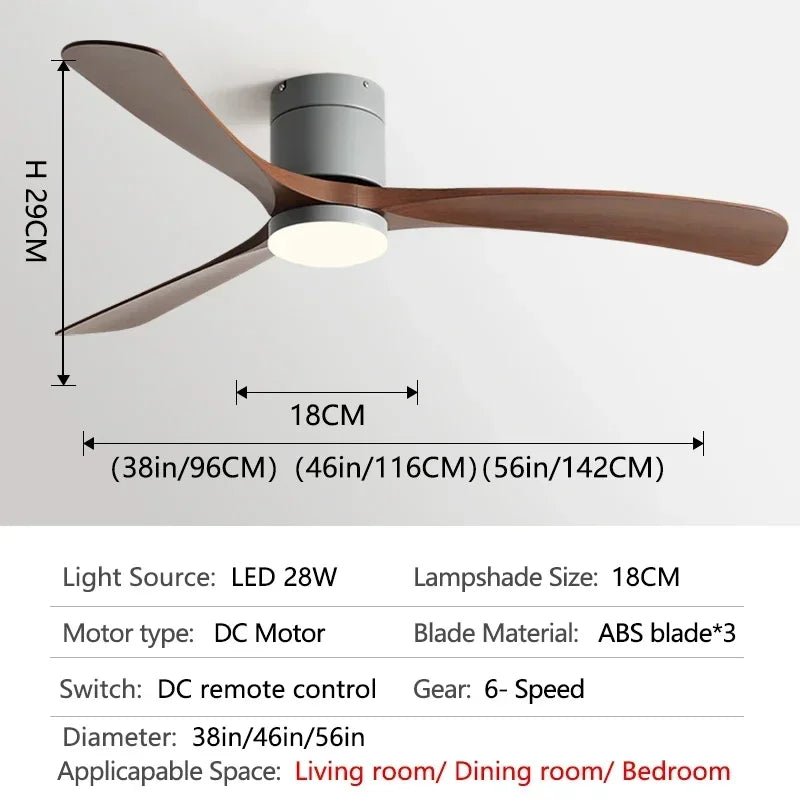 2025 46 pollici ventilatore da soffitto a pavimento basso luce moderna lama in ABS nero DC telecomando luci a – foto 12
