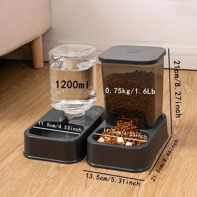 Set ciotole con distributore automatico di cibo e acqua – dettaglio 3