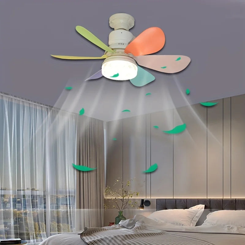 Ventilatore da soffitto 40 o 52 cm con luce e telecomando