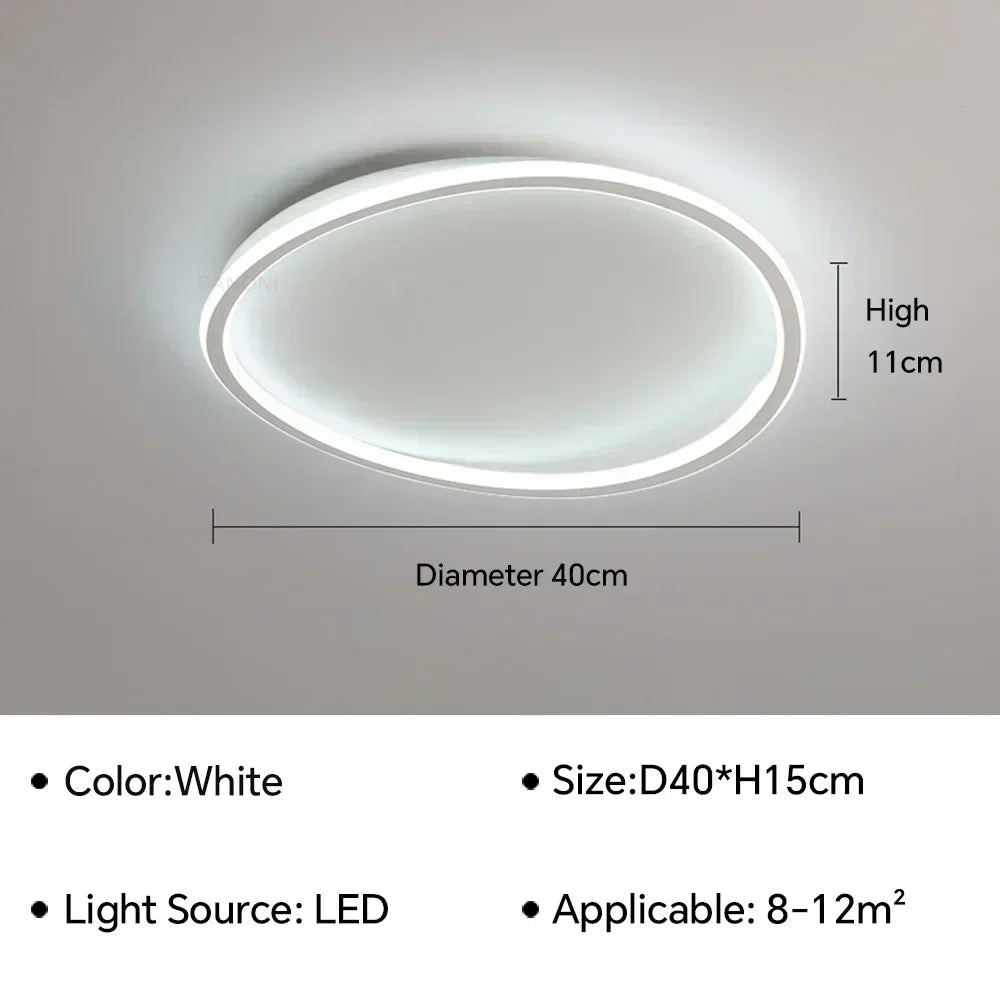 Lampadario a LED Moderno per Soggiorno, Sala da Pranzo, Camera da Letto, Stanza dei Bambini, Studio – foto 7