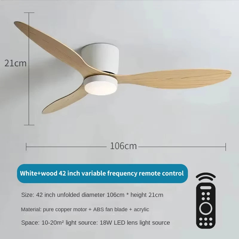 Luci moderne per ventilatori da soffitto a LED, luci decorative da pavimento basso con telecomando – foto 11
