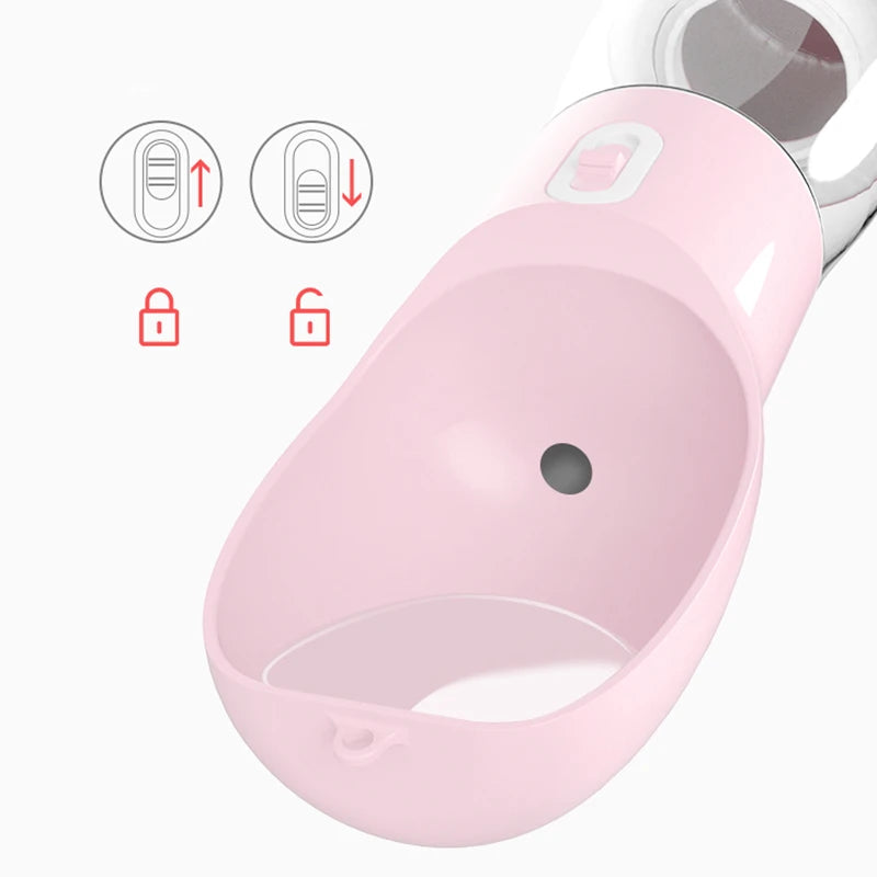Borraccia 2 in 1 per cani con dispenser acqua e cibo – dettaglio 3