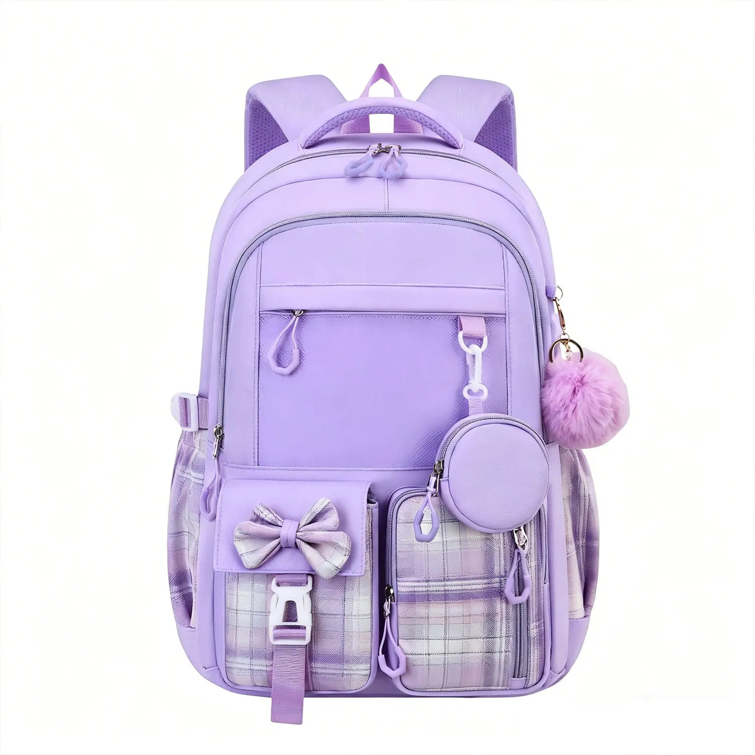 Set zaino scuola per bambine con scomparto per il portatile – foto 8