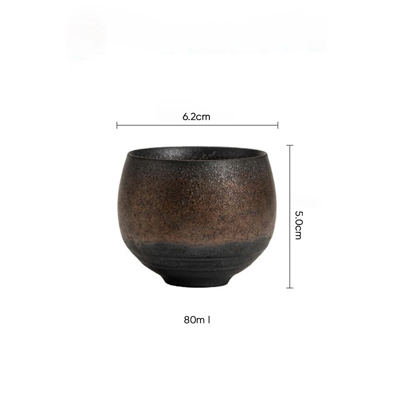 Tazzina da caffè in ceramica fatta a mano, 80 ml – dettaglio 5