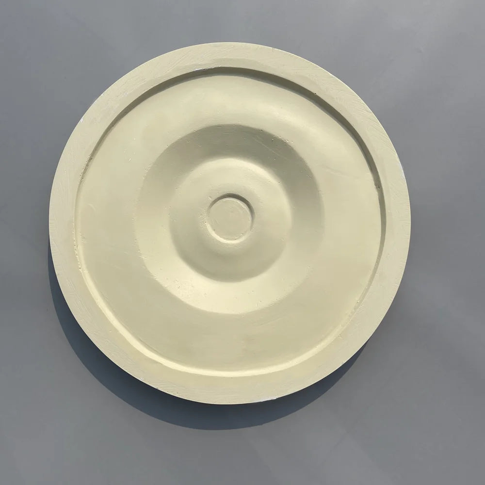 Rosone da soffitto in PU effetto gesso, rotondo – dettaglio 1