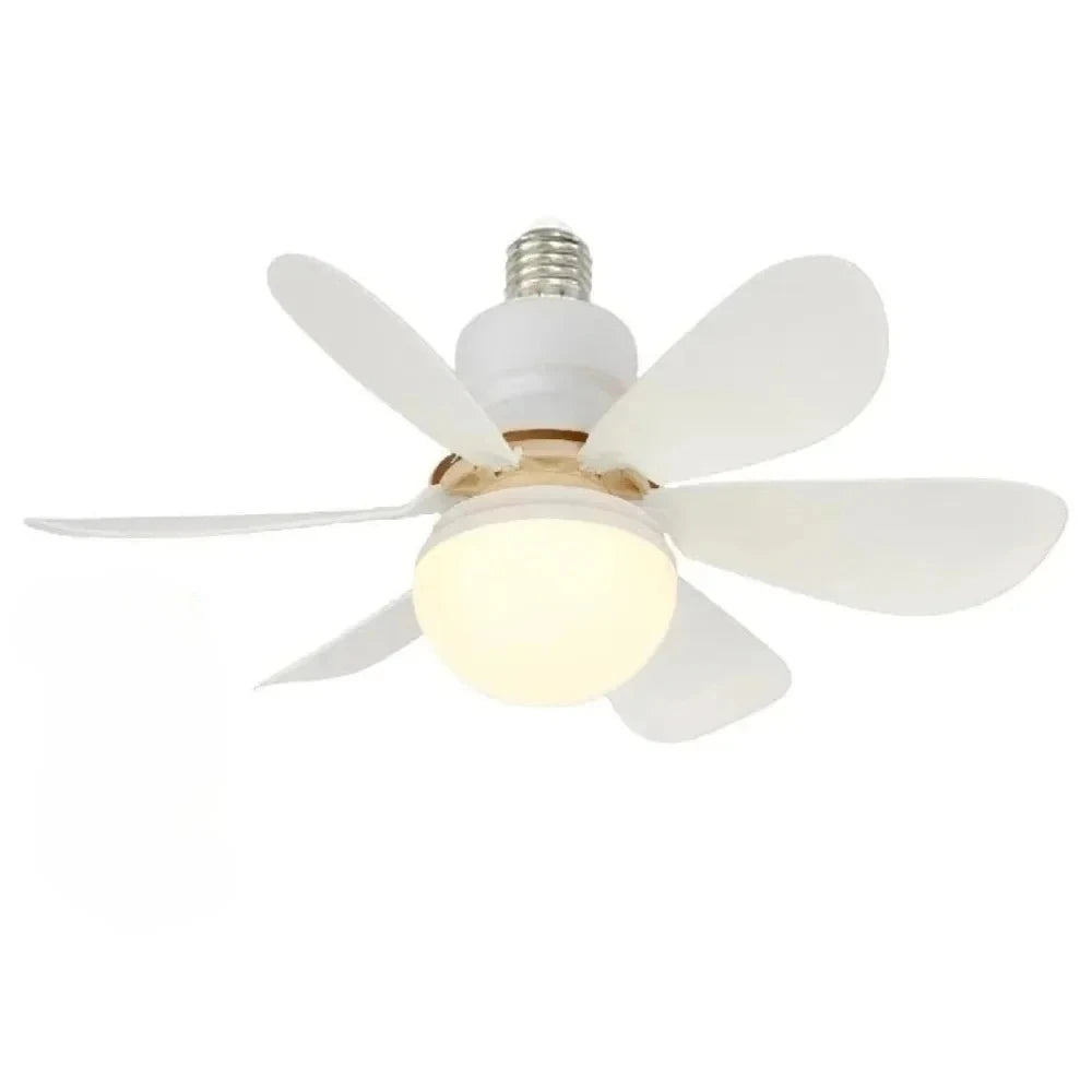 Ventilatore da soffitto con luce 30W E27 con funzione di regolazione LED tramite telecomando, adatto per – foto 8