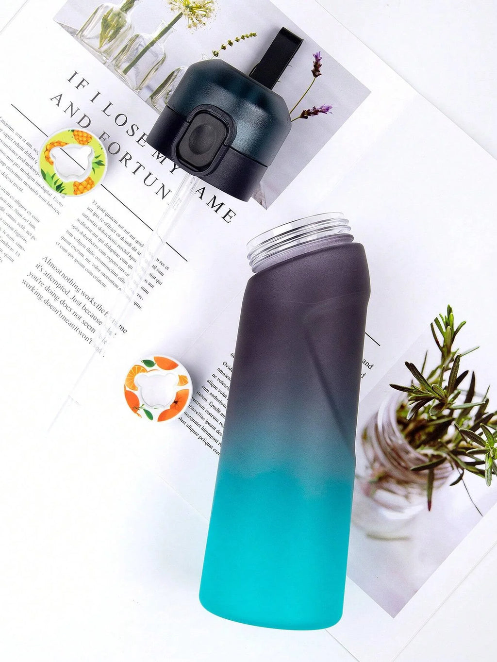 Borraccia Aromatizzata da 650 ml per Sport e Fitness