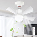 Ventilatore da Soffitto LED E27 con Telecomando, 3 Colori Dimmerabili, Adatto per Soggiorno, Camera da Letto