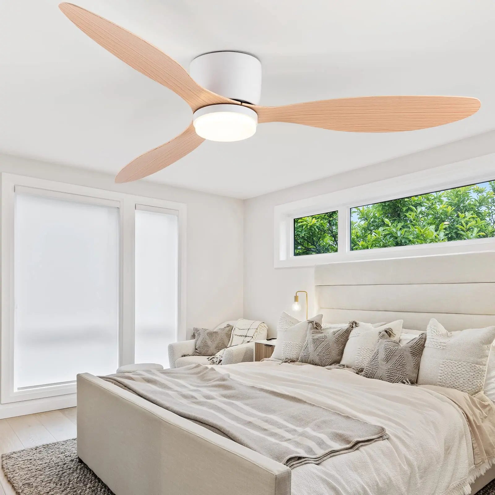 Ventilatore da soffitto 42 o 52 pollici con luce LED integrata – dettaglio 6