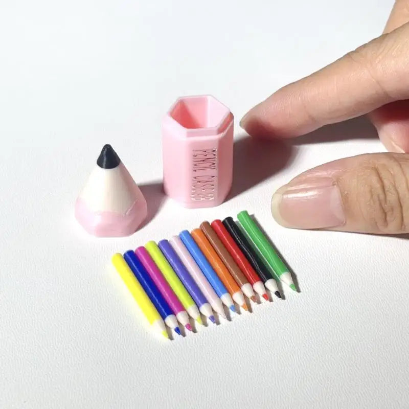Mini matite in miniatura per casa delle bambole, 10 o 12 pezzi – foto 9