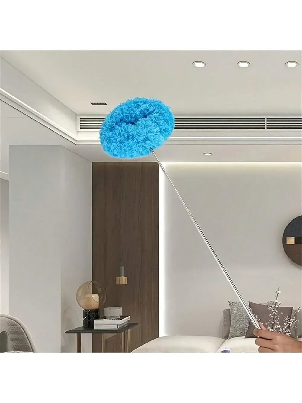 Spolverino in microfibra con manico telescopico per ventilatori – dettaglio 5