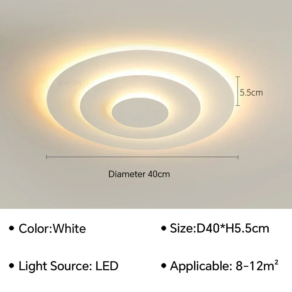 Lampadario moderno a soffitto a LED per soggiorno, sala da pranzo, camera da letto, bambini, sala studio – foto 11