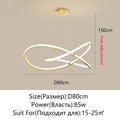 Lampadario moderno a LED per soggiorno, sala da pranzo, camera da letto, cucina, illuminazione domestica – foto 8